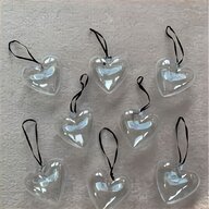 hanging glass hearts for sale