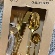 gold cutlery for sale