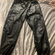 leather joggers mens for sale