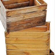large wooden fruit crates for sale