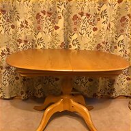 solid oak oval dining table for sale