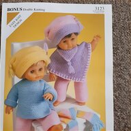 barbie doll knitting patterns for sale
