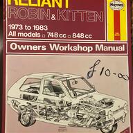 robin reliant manual for sale
