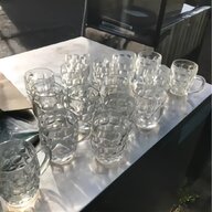 dimpled half pint glass for sale