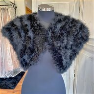 black feather shrug for sale