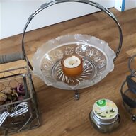 3 tier glass cake stand for sale