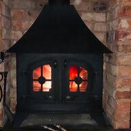 woodburning stove back boiler for sale