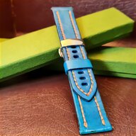 leather deployment watch strap for sale