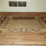 large wicker dog bed for sale