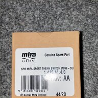 mira sport shower spares for sale