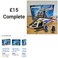playmobil helicopter for sale