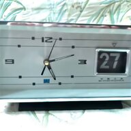 vintage clock radio flip for sale