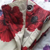 red poppy curtains for sale