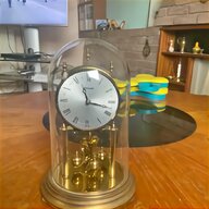 pewter mantle clock for sale