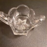 art deco glass butter dish for sale