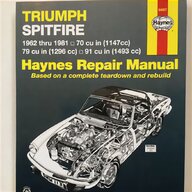 triumph spitfire haynes manual for sale