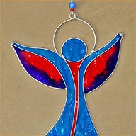 stained glass sun catcher angel for sale