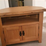 solid oak tv corner cabinet for sale