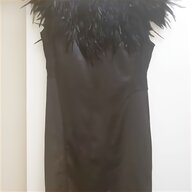 feather trim dress for sale