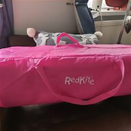 pink travel cot for sale