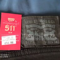 levis 511 slim black for sale