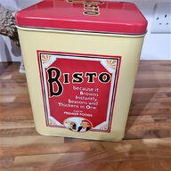 vintage enamel storage tin for sale