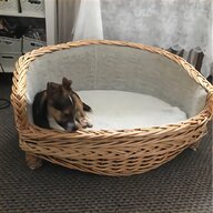 large wicker basket shallow for sale