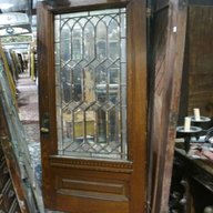 antique stained glass doors for sale