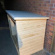 large wooden rabbit hutch for sale
