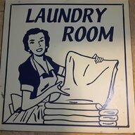 vintage laundry sign for sale