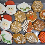 decorated christmas cookies for sale