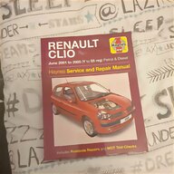 renault clio service book for sale