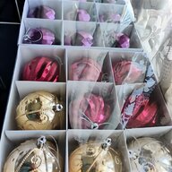 vintage glass christmas decorations for sale