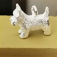 solid silver dog figurines for sale