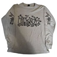 keith haring t shirt for sale