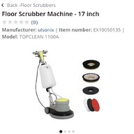 scrubbing machine for sale