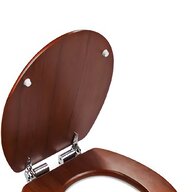 mahogany soft close toilet seat for sale