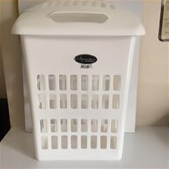 white wooden laundry basket for sale