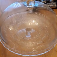 glass cake stand dome for sale