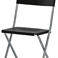 black folding chairs for sale
