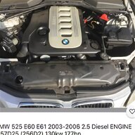 bmw e60 525d turbo for sale