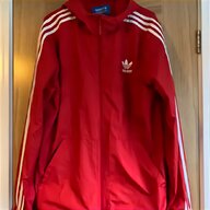 red adidas jacket m for sale