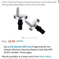 toilet seat fittings for sale