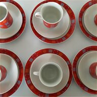 red cups saucers for sale