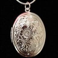 large silver locket for sale