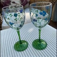 hand blown wine glasses for sale