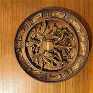 carved wood plaque for sale