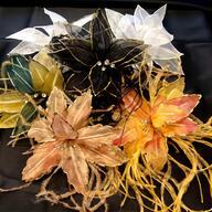 gold feather fascinator for sale