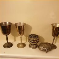 silver wine goblets for sale