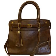 brown leather tote bag for sale